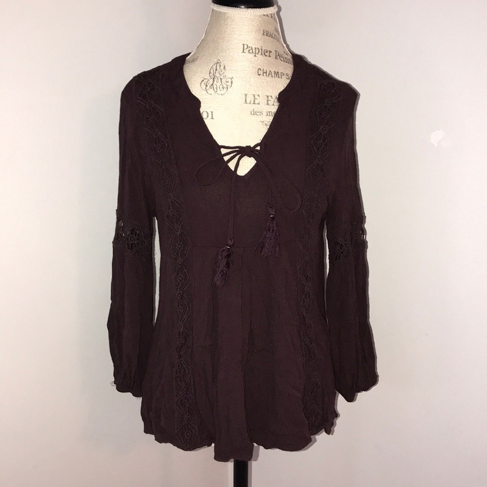 Plum blouse